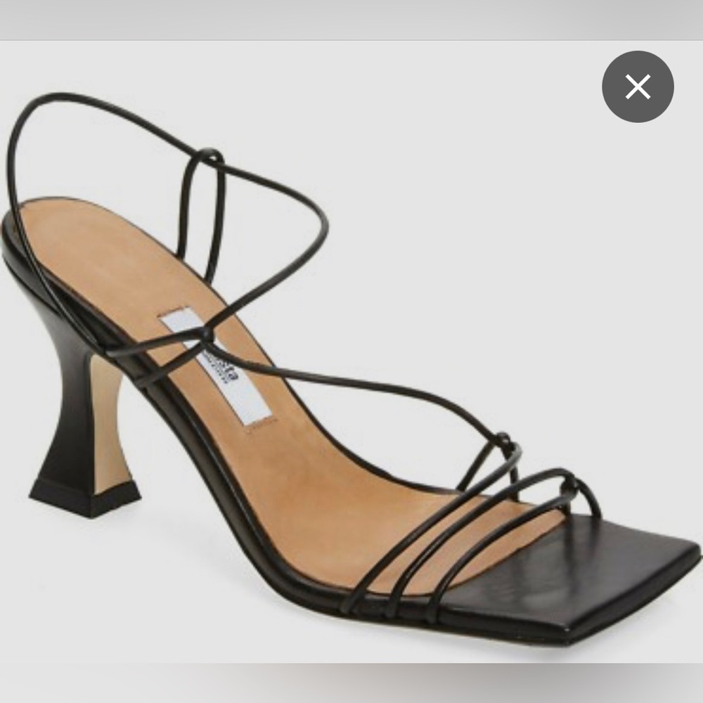 Miista Black Strappy Heels - Picture 6 of 6